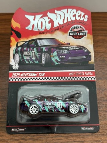 Hot Wheels Red Line Club 1997 Toyota Supra HKS Super Oil 1:64 Diecast Car