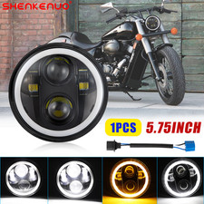 Faro redondo de 5,75" pulgadas con Halo DRL para Honda Shadow Phantom 750 2010-2014