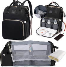 Sac a Langer Bebe Avec Lit Bébé - Grand Sac À Dos À Langer Avec Matelas À Langer