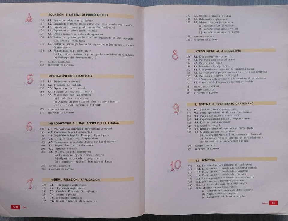 Matematica Rosa Rinaldi Carini Ferdinando Cavaliere Zanichelli Scuola 1993 - Immagine 4 di 4