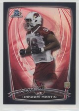 2014 Bowman Chrome Black Refractor 56/299 Kareem Martin #173 3w8