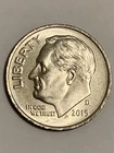 2015-D Roosevelt Dime 10 Cent Coin.