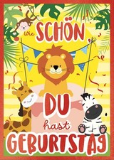 Soundkarte "Wie schön Du hast Geburtstag" Lied "Wie schön, dass Du geboren bist