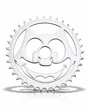 Lowrider Bicycle Laser Cut Mirror Chrome Felix Cat Style 36T Custom Sprocket.