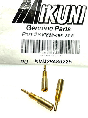 (1) ONE GENUINE MIKUNI CARBURETOR PILOT JET KVM28/486 -22.5 .. FAST SHIPPING