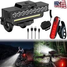 Powerful USB Rechargeable LED Bike Light MTB Waterproof Cycle Front Headlight