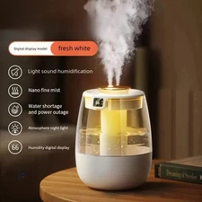 1.3L Humidifiers Ultrasonic Warm & Cool Mist LED Humidifier Top Fill for Bedroom