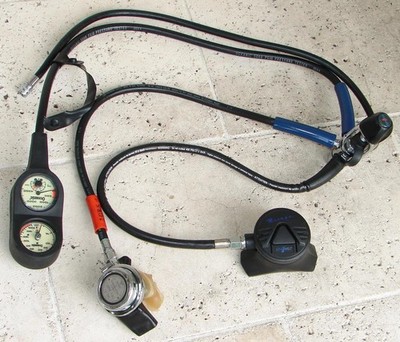 SCUBA OCTOPUS SeaQuest 1st Stage MIRAGE & Voit MR-12 Regulators OCEANIC Gauges