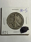 1916-S Walking Liberty Silver Half Dollar VF Key Date