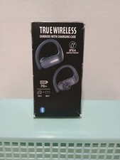 True Wireless Bluetooth Earbuds Earhooks With Charging Case 70H New