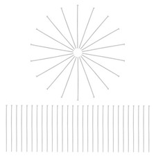 304 Stainless Steel 2 Inch Head Pins, 600Pcs Flat Head Pins Metal Jewelry Making