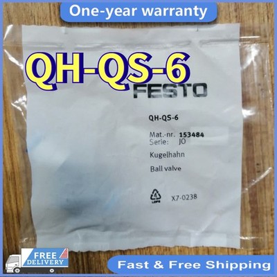 QH-QS-6 1 pcs New FESTO 153484 Ball Valve 
