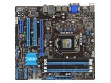 Intel Motherboard For ASUS LGA1155 B75 P8B75-M M-ATX DDR3 VGA DVI USB 3.0 SATA3