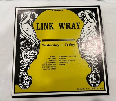 Link Wray Yesterday - Today LP Record Factory RF-1929 Vinyl 12'' Stereo