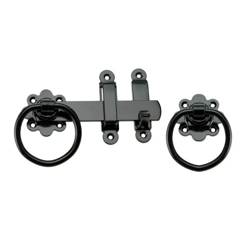 Eliza Tinsley Ring Gate Latch 6"" Black