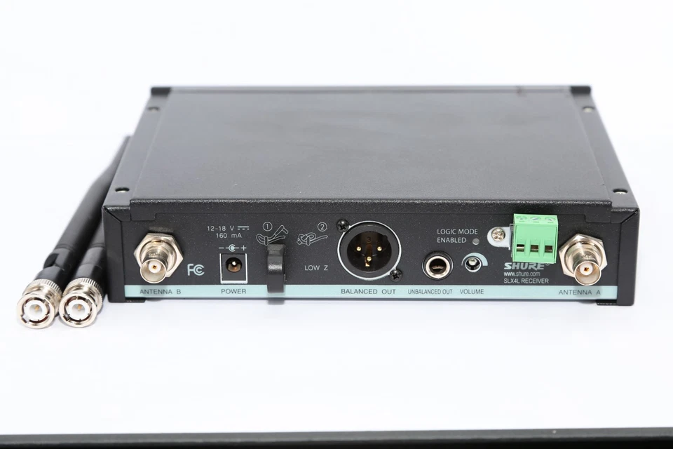 Shure MX890 Transmitter MX410 10" Microphone SLX4 518-542 MHz Wireless Receiver - Image 3 of 4