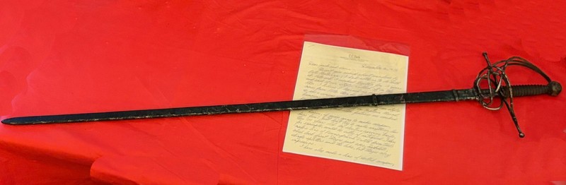 42” HOBBIT SWORD made by C.C. Beck (Captain Marvel) All wood! NR!
