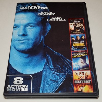 8 Action Movies (2 Disc DVD) Mark Wahlberg Liam Neeson Colin Farrell Sean Bean