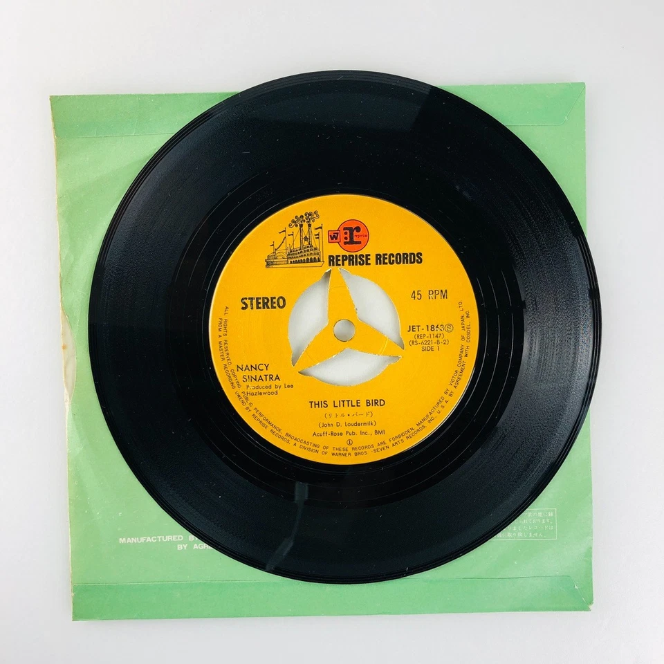 Nancy Sinatra – This Little Bird 7" Vinyl EP Japan  60s Pop Vocal Stereo - Image 3 of 4