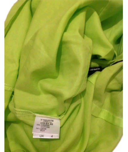 Modische schöne Bluse in einer schönen Farbe Lime. Seide! Gr. 36 It - Bild 4 von 8