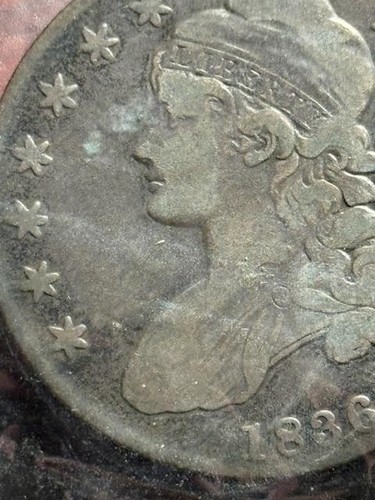 1836 Capped Bust Half Dollar, Lettered Edge - Picture 5 of 16