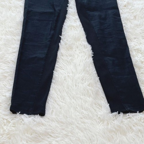 Limi Feu Linen Skinny Pants with Ribbed Inner Detail YOHJI YAMAMOTO 2017SS Used - Picture 5 of 12