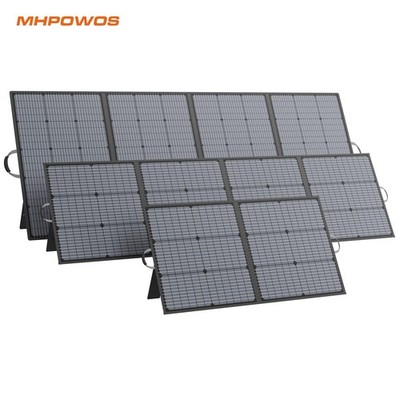 Portable Solar Panel 400W 220W 110W Lightweight for Off Grid Solar Power Backup