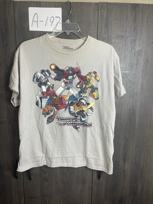 TRANSFORMERS NWT Gen 1 ''More Than Meets The Eye'' 2009 T-Shirt Men's Large Gray