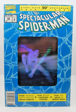 2 SPECTACULAR SPIDER-MAN #189 & #365 Marvel 1992 30th Giant Anniversary Hologram