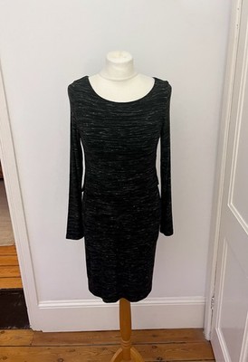 MINT VELVET  Black Stretch Dress-UK Size 8-VGC