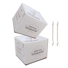 1000 Pieces Precision Tips,Double Pointed Cotton Swabs with Paper Stick  for...