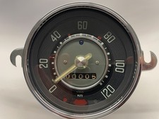 Produktbild - VW Käfer Karmann Ghia Glasnadel Tacho 04/59 perfekt restauriert mit Glas
