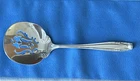 Wallace Stradivari Sterling Bon Bon Spoon 5 1/2" Pierced Bowl – No Monogram