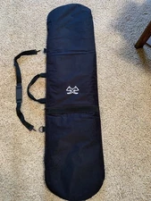 Padded Snowboard Bag 158cm Wide 65" Vintage Snowboarding Carry Case