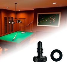 Billiard Cue Bottom Plug Accessory Wear Resistant Practical Aluminum Alloy