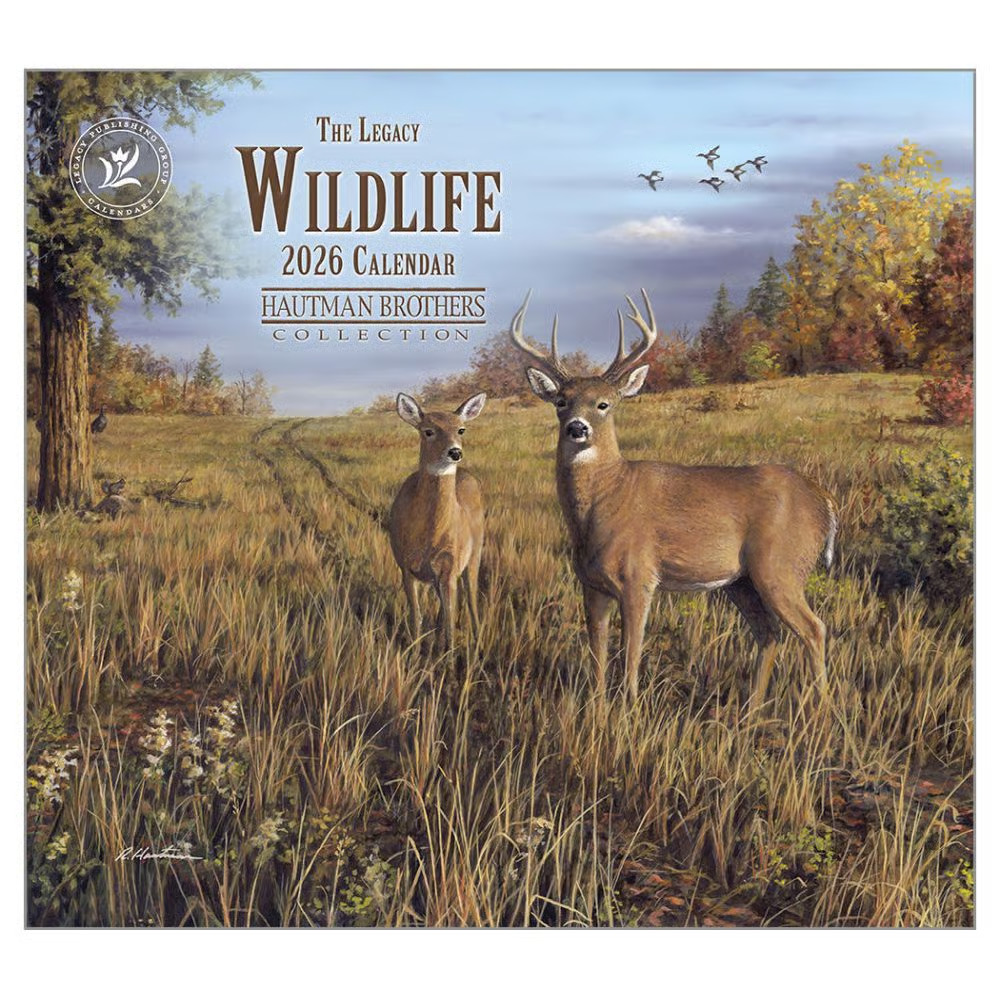 Legacy Publishing Group,  Wildlife by Hautman Brothers 2026 Wall Calendar, 13.38