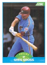 1989 Score #125 Greg Gross NM-MT Phillies ID:80306