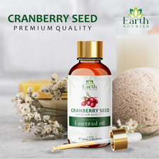 Huile Végétale De Noyau De Canneberge Earth Nourish Bio Pure Pour Peau Massage