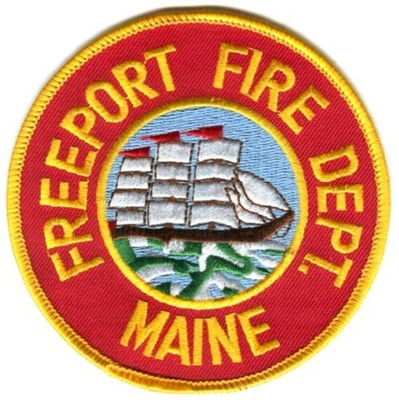 Freeport Fire Department Patch Maine ME v3