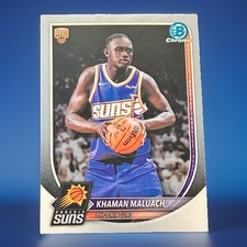 Khaman Maluach Rookie Card Chrome 2025-26 Topps Bowman Chrome #BCV-10