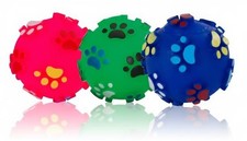 3 oder 6 St Pfotenball Quietschball Hundeball Spielball für Hunde Spielzeug Ball