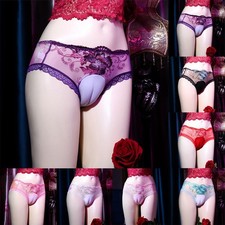 Briefs Underwear Hiding Gaff Panties Lingerie Low Waist Panties Purple