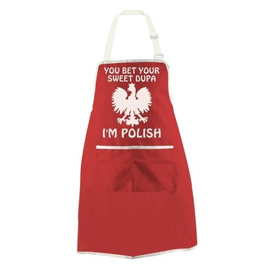 Polish Kitchen Chef BBQ Grilling Apron You Bet Your Sweet Dupa Souvenir Gift