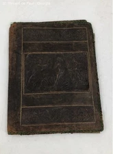 Ovington Brothers Brown Leather Embossed Aphrodite The Birth of Venus Book Cover