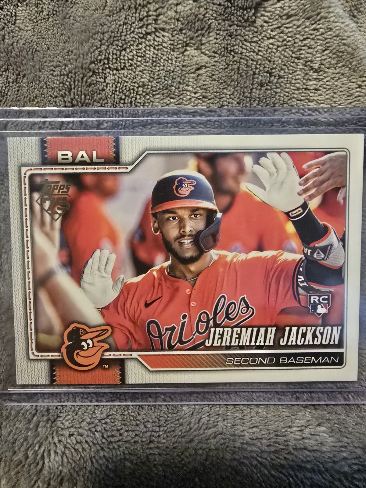 2026 Topps Series 1 Baseball Jeremiah Jackson #277 Golden Mirror Variation SSP