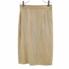 Giorgio Armani 90s Check Pattern CottonSilk M Used Made in Italy