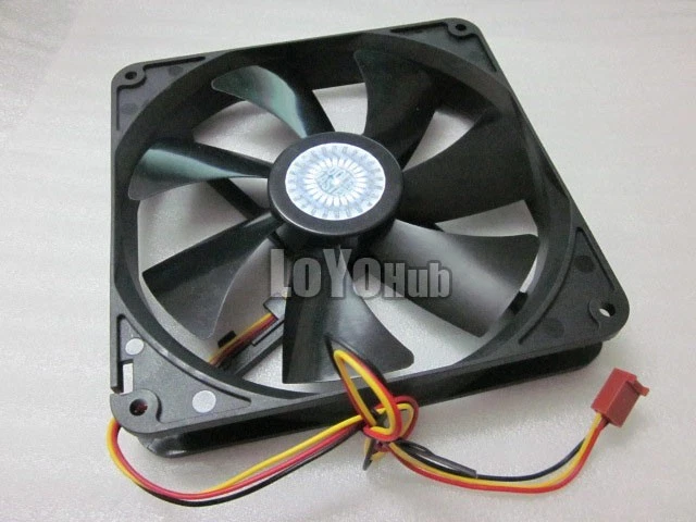 CoolerMaster chassis fan A14025-10CB-3BN-F1 DF1402512SEDN 12V 3-Pin Sleeve - Image 3 of 3