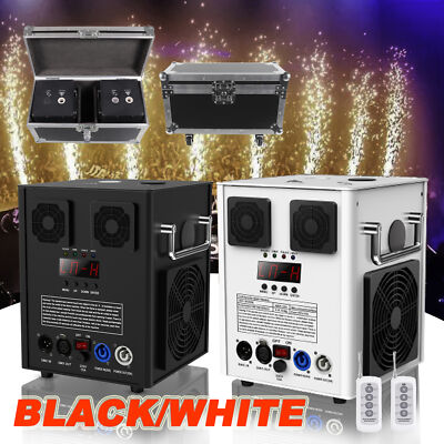 700W Cold Spark Firework Machine Stage DJ Party Wedding DMX w/Flight Case