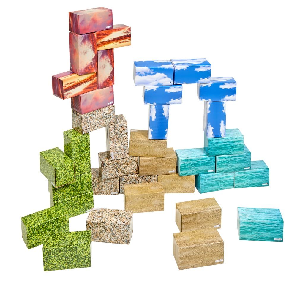 Nature & Beach Blocks Set of 36