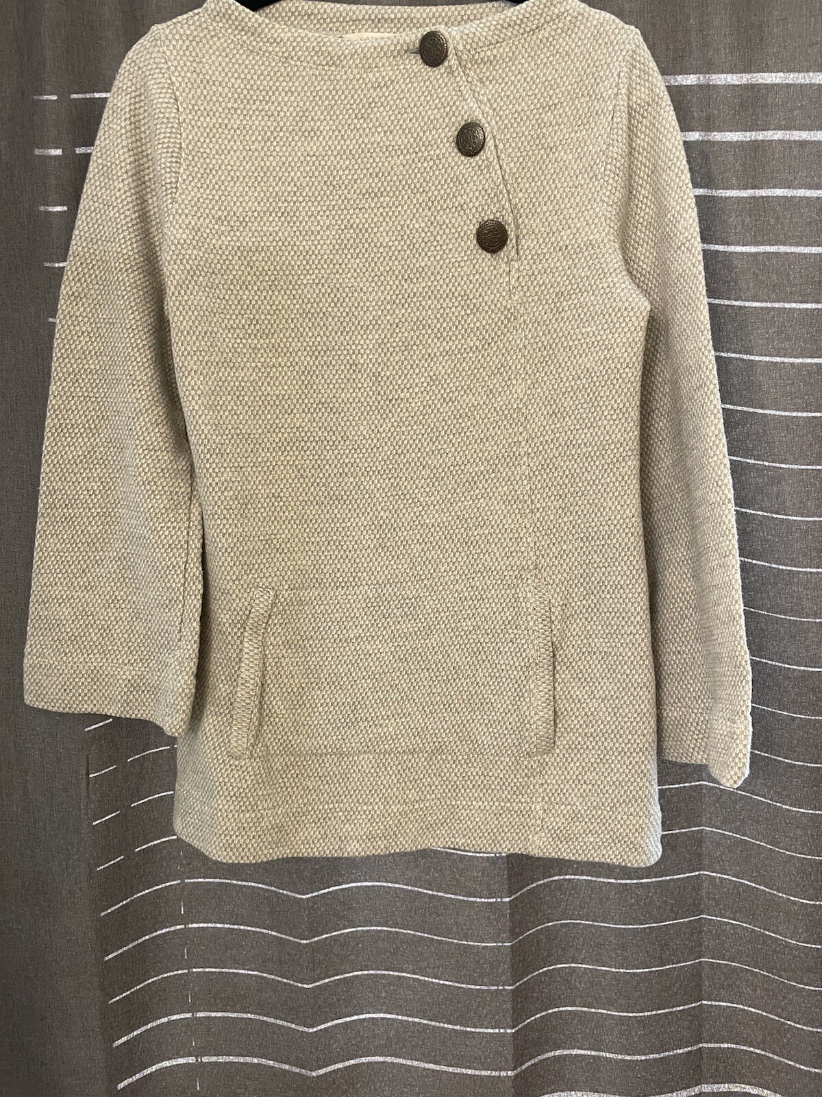 Soft Surroundings 3 Decorative Button Beachy Grey… - image 1